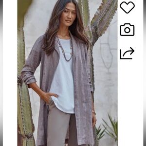 J. JILL Linen Women's Duster